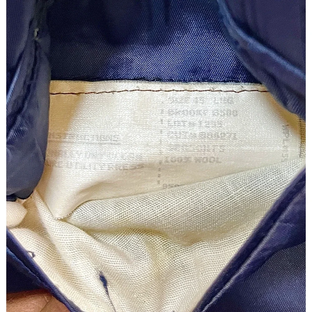 Brooks Brothers Blazer Men's 45L Navy Gold Buttons Brooksease Made in USA Preppy